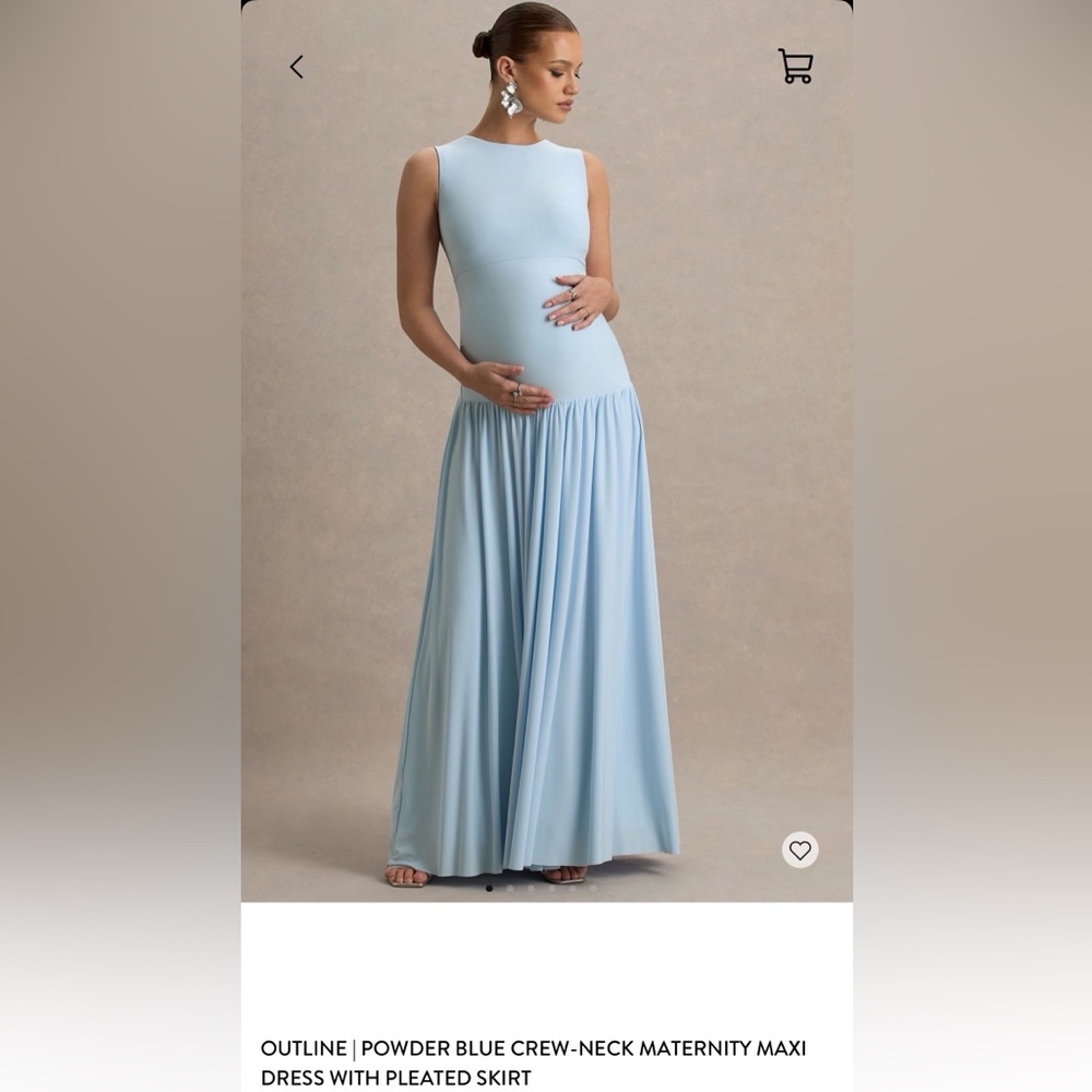 Club L London Powder Blue Maxi Dress